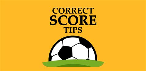 correct score tip